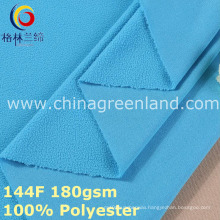 Weft Knitted Polyester Polar Fleece Fabric for Clothes (GLLML382)